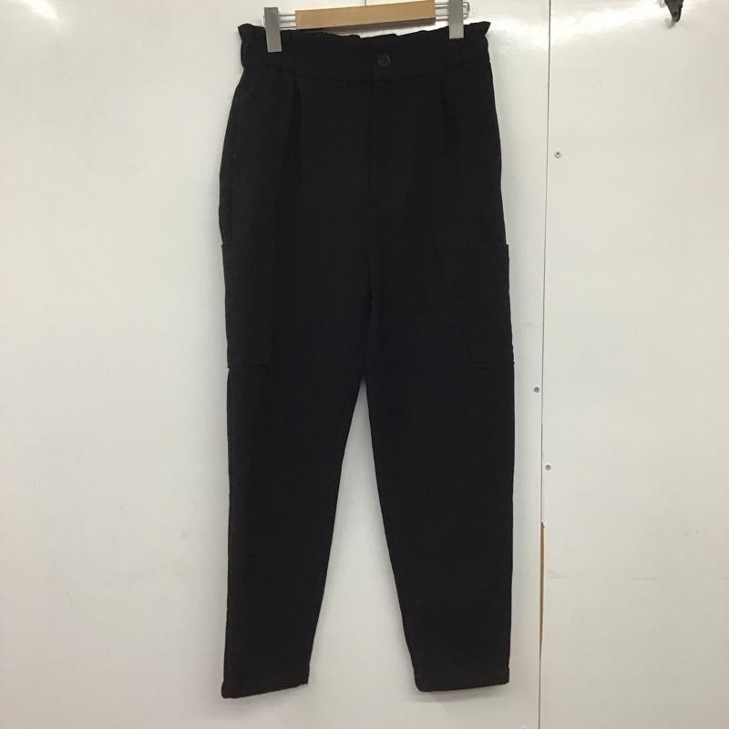 ザラ ZARA パンツ スラックス 8741 225 800 サイドポケット 無地 黒 / ブラック /  レディース USED 古着 中古 10141994