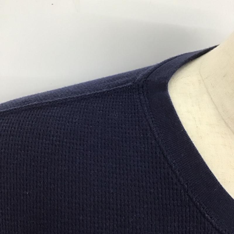 ポロラルフローレン POLO RALPH LAUREN カットソー 長袖 長袖カットソー クルーネックカットソー L ロゴ、文字 紺 / ネイビー /  メンズ USED 古着 中古 10125615