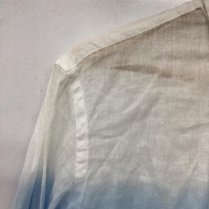 ラルフローレン RALPHLAUREN シャツ、ブラウス 長袖 長袖シャツ 無地シャツ カラーシャツ ボタンダウンシャツ M ロゴ、文字 水色 / ライトブルー /  メンズ USED 古着 中古 10137971