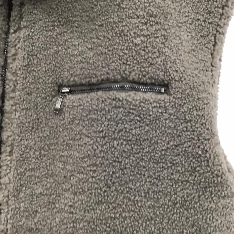 ビームス ハート BEAMS HEART ベスト ベスト ジップアップベスト フリースベスト ノースリーブ スタンドカラー 無地 灰 / グレー /  レディース USED 古着 中古 10145105