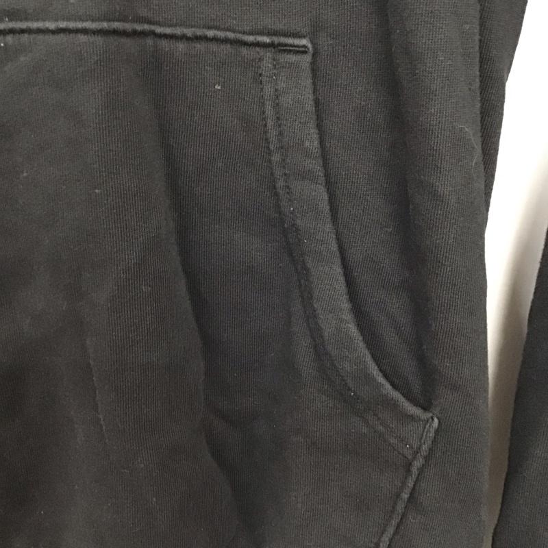 ザノースフェイス THE NORTH FACE パーカー 長袖 長袖パーカー プルオーバーパーカー スウェット S ロゴ、文字 黒 / ブラック /  メンズ USED 古着 中古 10140820