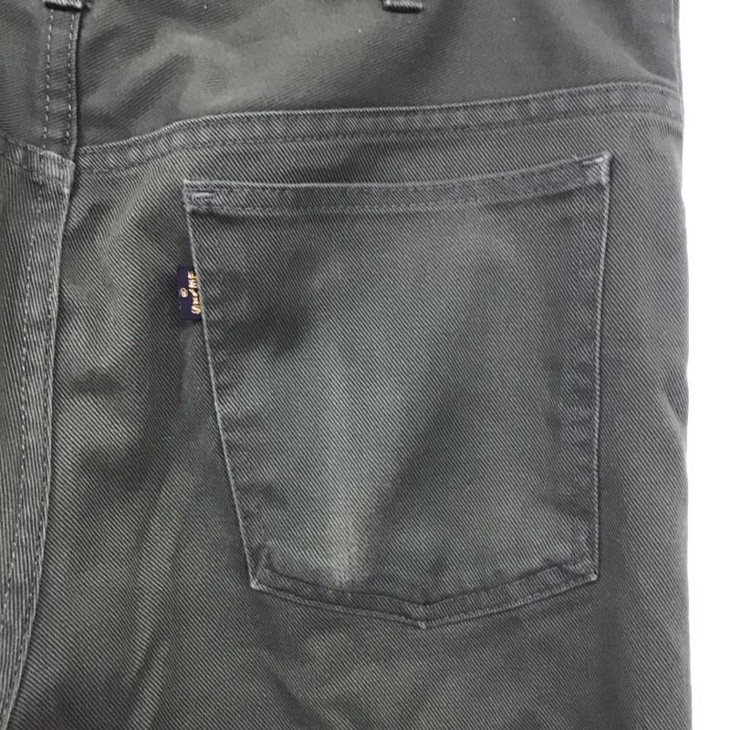 リーバイス Levi s パンツ ワークパンツ、ペインターパンツ 70年代 BIG-E STA-PREST 無地 カーキ / カーキ /  メンズ USED 古着 中古 10112666