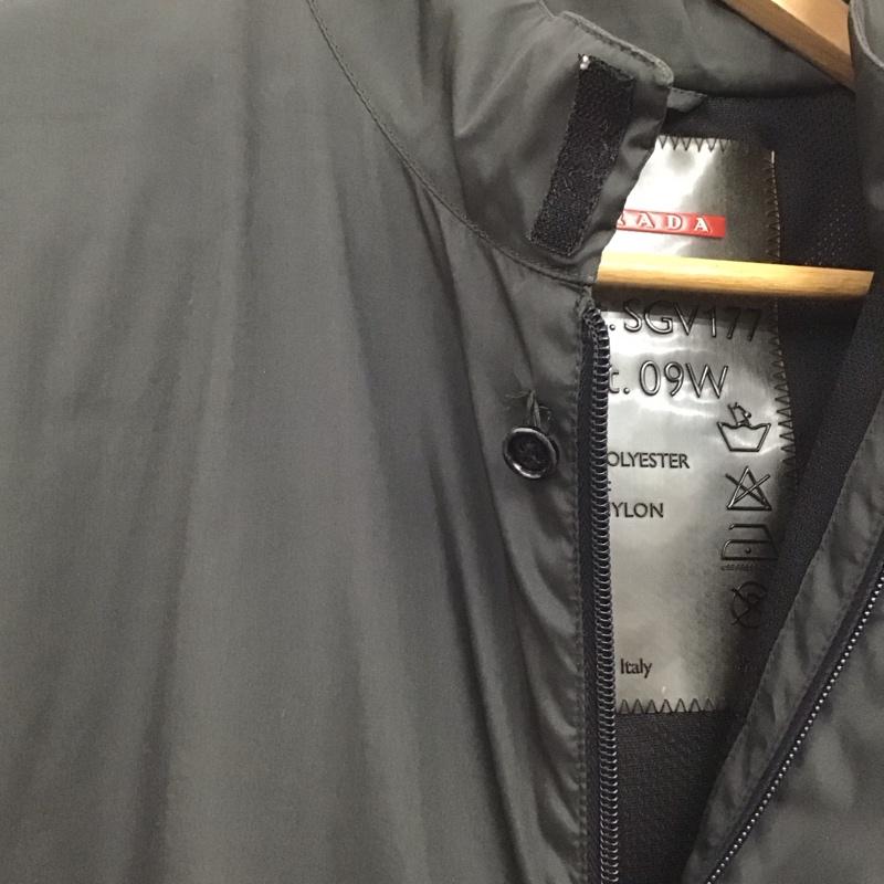 プラダ PRADA ジャケット、上着 ジャンパー、ブルゾン ジップアップジャケット ナイロンジャケット アウター 2009aw 無地 ダークグレー / ダークグレー /  メンズ USED 古着 中古 10148000