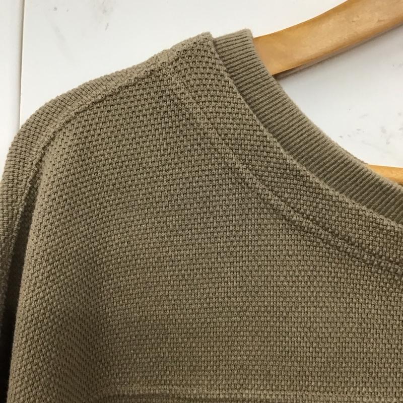 テンダーロイン TENDERLOIN Tシャツ 長袖 半袖カットソー プリントTシャツ クルーネックカットソー 長袖カットソー XL ロゴ、文字 茶 / ブラウン /  メンズ USED 古着 中古 10130033