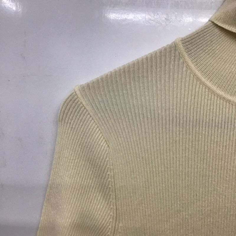 ザラ ZARA ワンピース ロングスカート 3519 003 733 タートルネック リブ 長袖 L 無地 オフホワイト / オフホワイト /  レディース USED 古着 中古 10142239