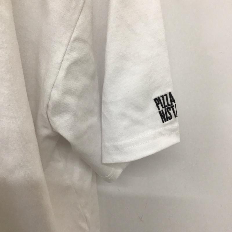 フリークスストア FREAK S STORE Tシャツ 半袖 1226390000001 PIZZANISTA コラボレーション バックプリント M ロゴ、文字 白 / ホワイト /  メンズ USED 古着 中古 10112160