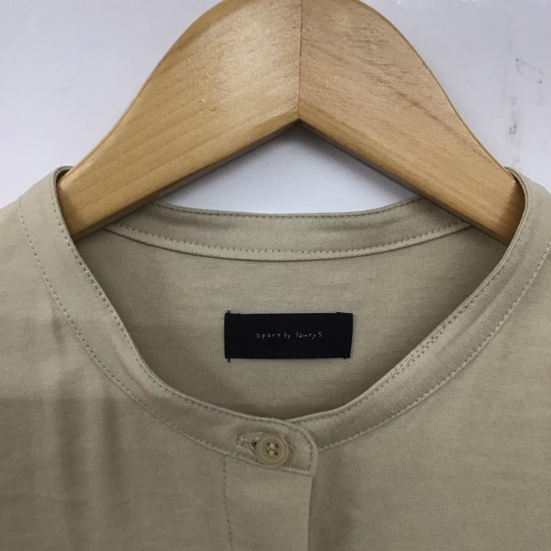 アパートバイローリーズ apart by lowrys ワンピース ロングスカート 長袖ロングワンピース ノーカラーシャツワンピース フレアスカート FREE 無地 ベージュ / ベージュ /  レディース USED 古着 中古 10142041