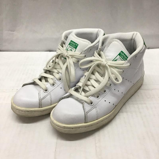 アディダス adidas スニーカー スニーカー S75028 STAN SMITH MID 23cm 23.0cm ロゴ、文字 白 / ホワイト / X 緑 / グリーン /  レディース USED 古着 中古 10118135