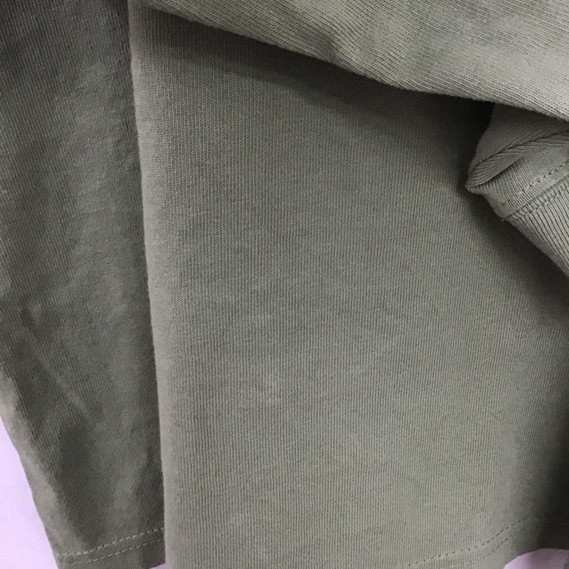 ナイキ NIKE カットソー 長袖 長袖カットソー ロゴカットソー クルーネック XL ロゴ、文字 カーキ / カーキ /  メンズ USED 古着 中古 10132719