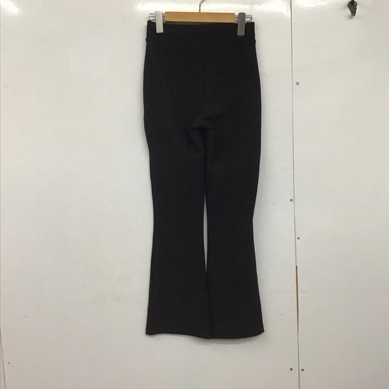 ザラ ZARA ボトムス ボトムス スリムパンツ レギンス ストレッチ フレアパンツ S 無地 黒 / ブラック /  レディース USED 古着 中古 10142658
