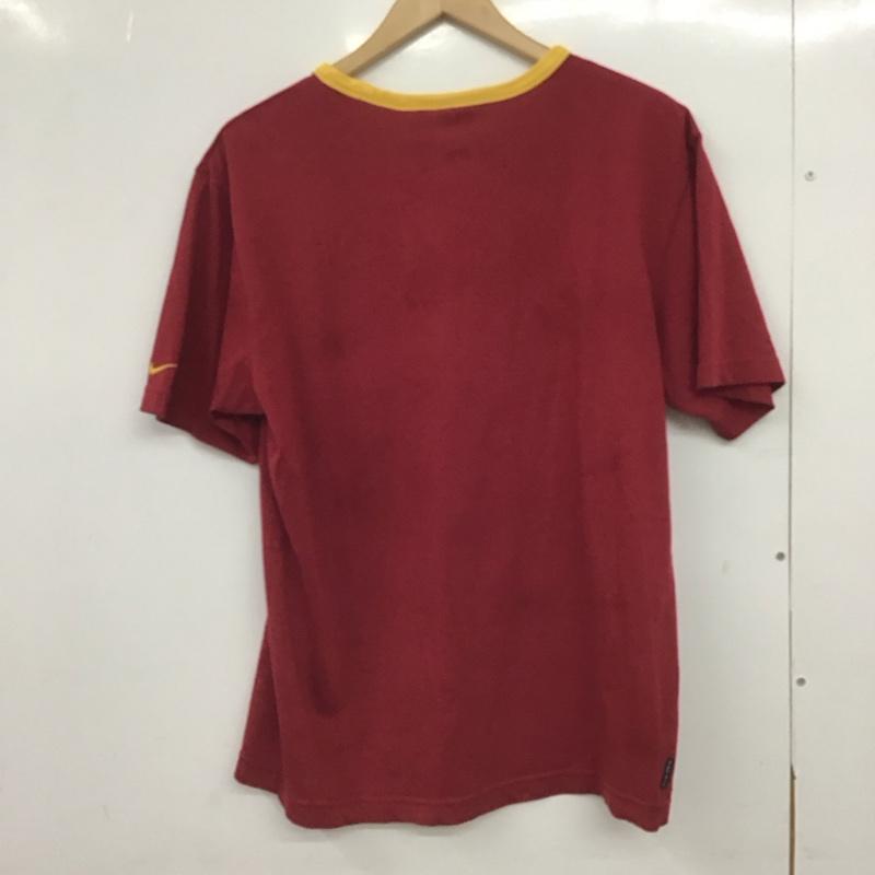 ナイキ NIKE Tシャツ 半袖 半袖カットソー プリントTシャツ クルーネックカットソー 00s M 無地 えんじ / ワインレッド /  メンズ USED 古着 中古 10149170