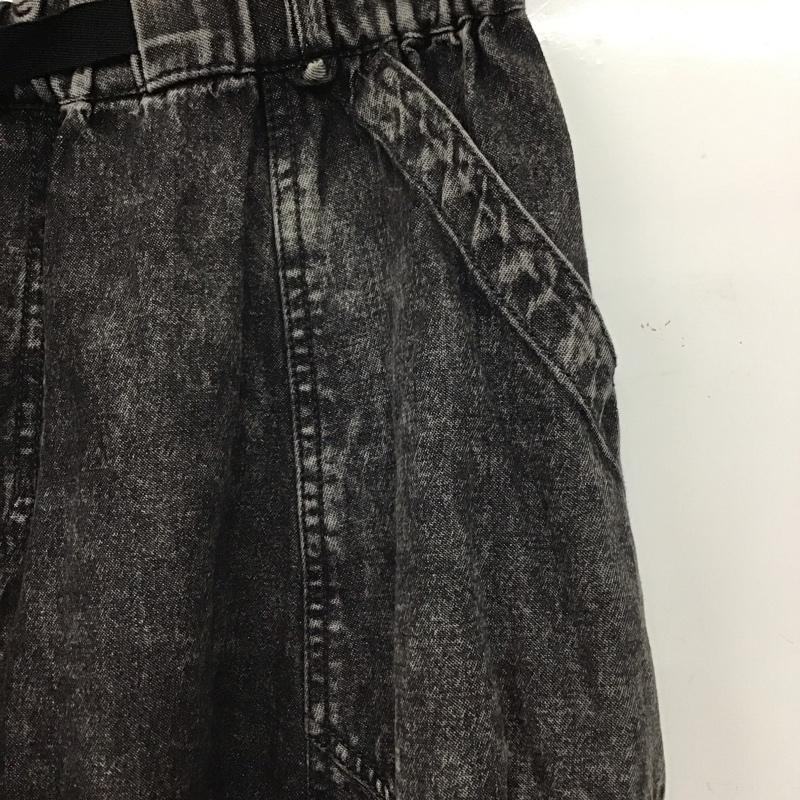 ニコアンド niko and... スカート ロングスカート L 無地 黒 / ブラック /  レディース USED 古着 中古 10147038