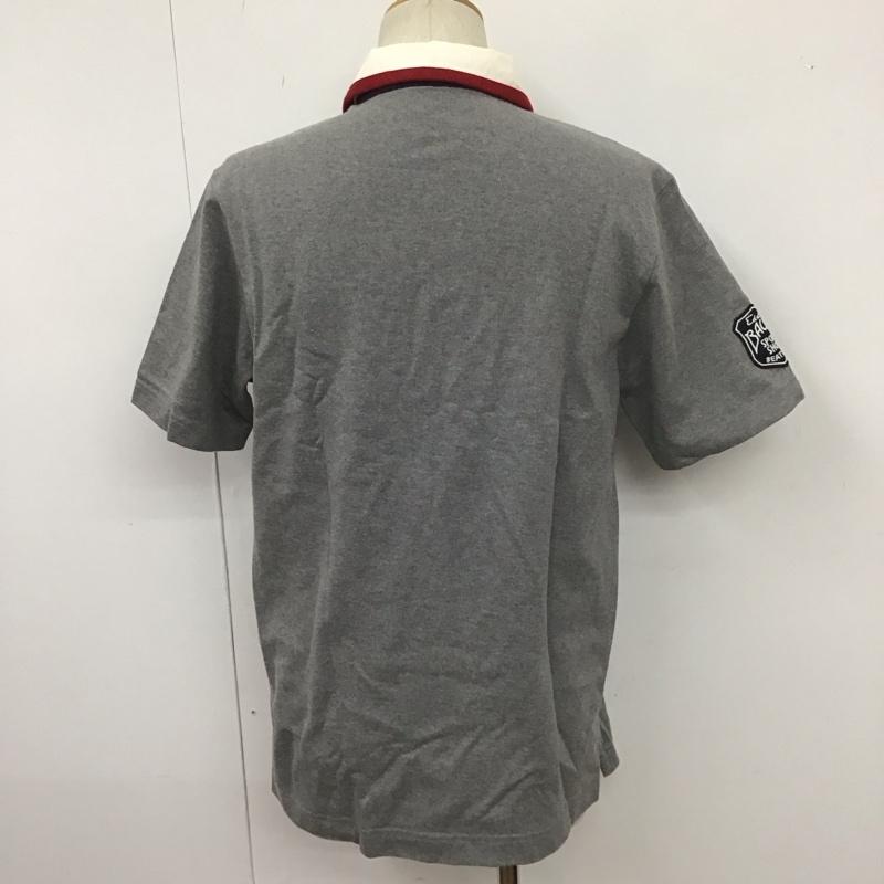 エディーバウアー Eddie Bauer ポロシャツ 半袖 半袖 S ロゴ、文字 灰 / グレー /  メンズ USED 古着 中古 10111167