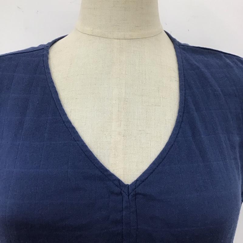 マウジー MOUSSY ワンピース ロングスカート 010CAS30-5950 Wガーゼ FREE 無地 青 / ブルー /  レディース USED 古着 中古 10112243