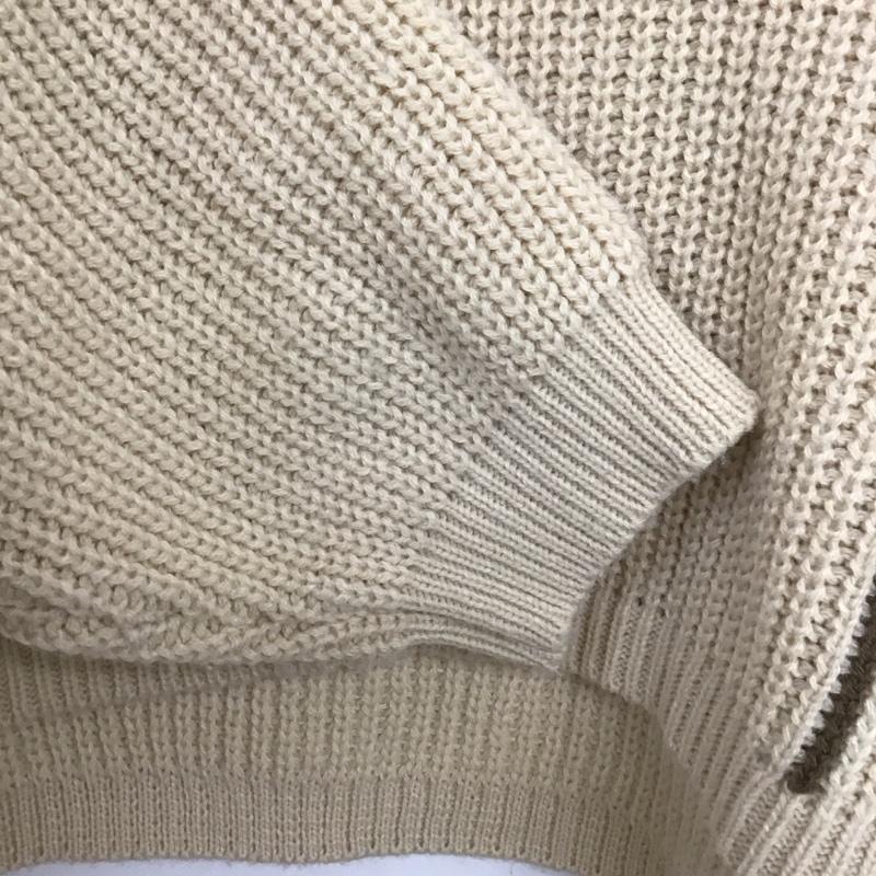 エヘカソポ ehka sopo カーディガン 長袖 FREE 無地 ベージュ / ベージュ /  レディース USED 古着 中古 10147190