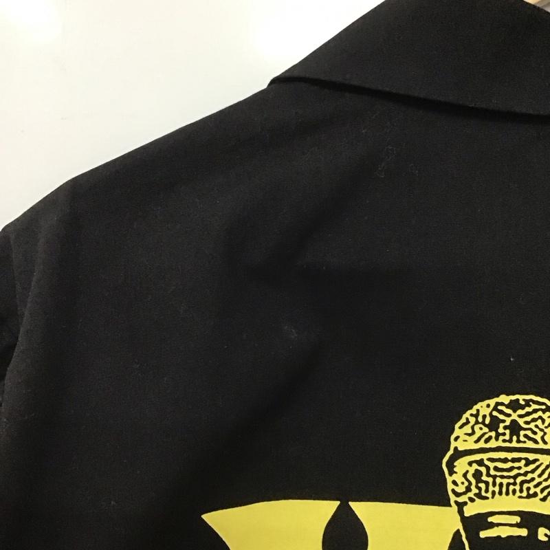 ルーディーズ RUDIES シャツ、ブラウス 半袖 半袖シャツ ボーリングシャツ ポケットシャツ L ロゴ、文字 黒 / ブラック /  メンズ USED 古着 中古 10148915
