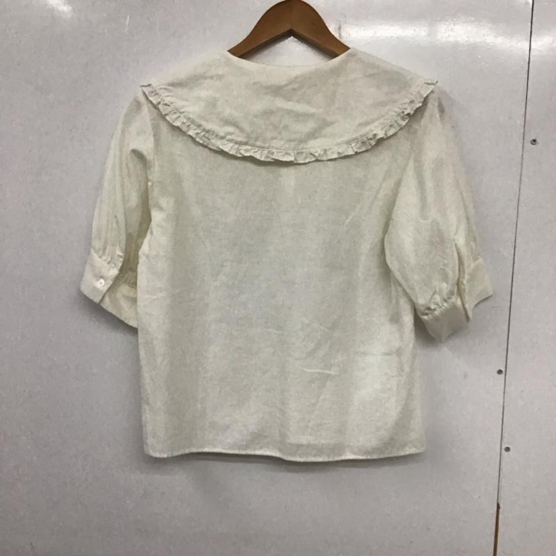 ローリーズファーム LOWRYS FARM シャツ、ブラウス 半袖 FREE 無地 白 / ホワイト /  レディース USED 古着 中古 10137192