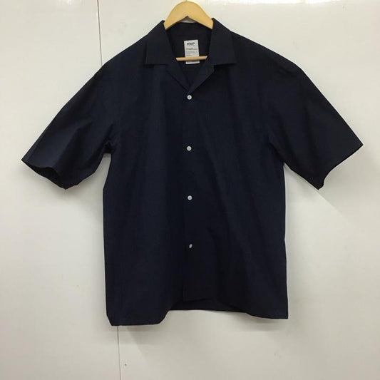 エムエックスピー MXP シャツ、ブラウス 半袖 半袖シャツ 無地シャツ カラーシャツ L 無地 紺 / ネイビー /  メンズ USED 古着 中古 10131496
