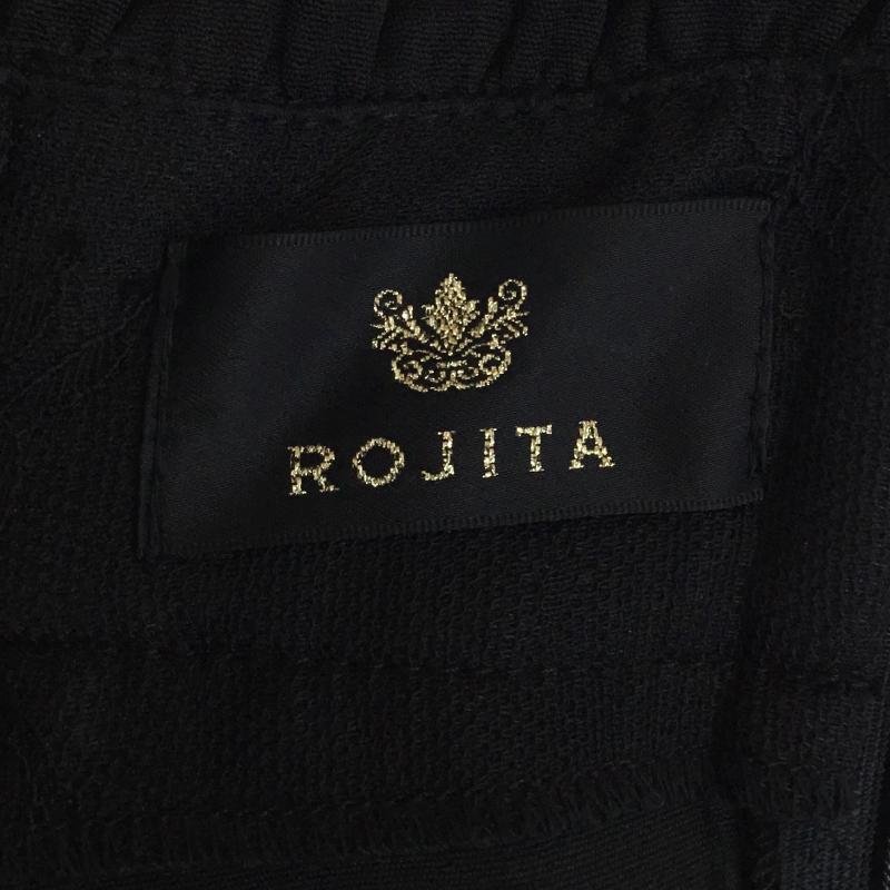 ロジータ ROJITA パンツ キュロット FREE レース柄 黒 / ブラック /  レディース USED 古着 中古 10139915