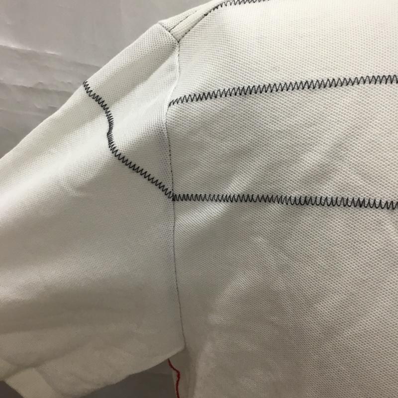 ブルックスブラザーズ BROOKS BROTHERS ポロシャツ 半袖 S ワンポイント 白 / ホワイト / X 紺 / ネイビー /  メンズ USED 古着 中古 10112867