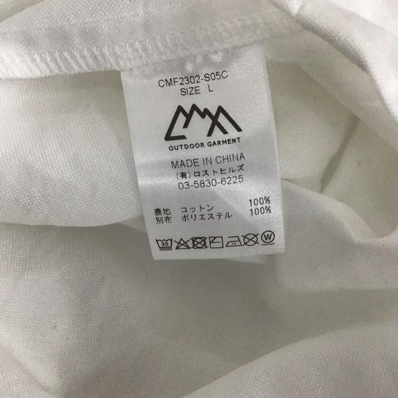 シーエムエフアウトドアガーメント CMF OUTDOOR GARMENT シャツ、ブラウス 長袖 CMF2302-S05C COLLERLESS SHIRTS ノーカラー L 無地 白 / ホワイト /  メンズ USED 古着 中古 10107054