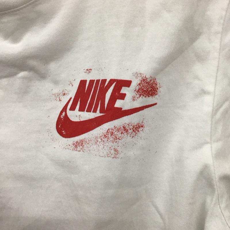 ナイキ NIKE Tシャツ 半袖 bq0246-100 リミックス3Tシャツ 半袖カットソー プリントTシャツ L ロゴ、文字 白 / ホワイト /  メンズ USED 古着 中古 10128725
