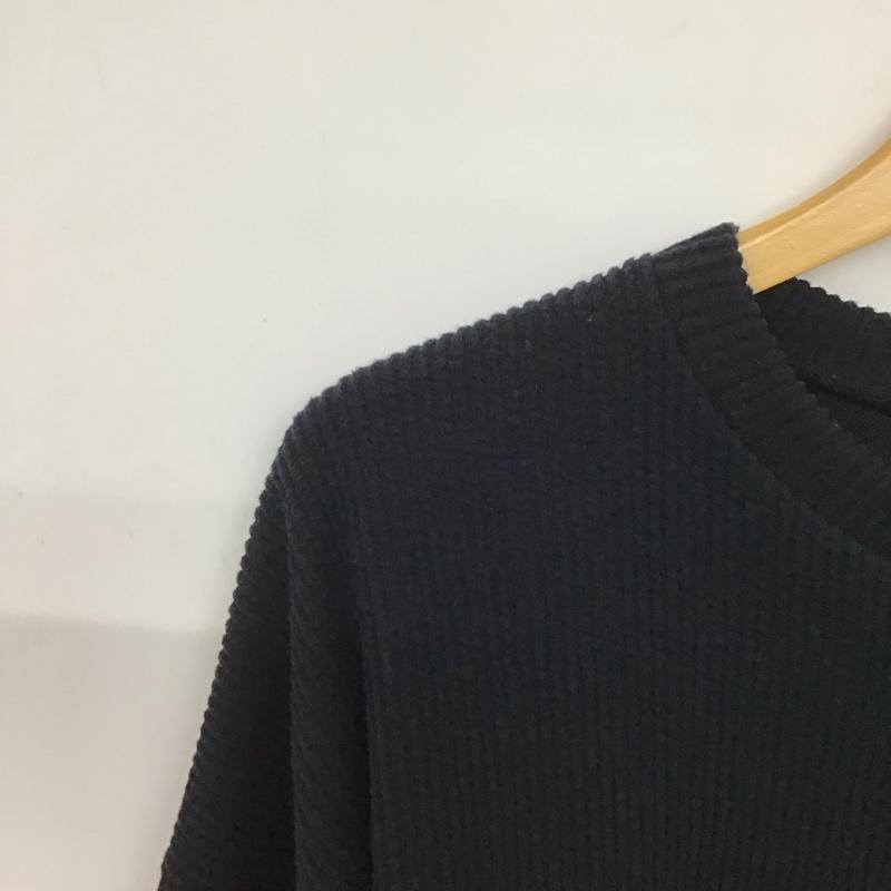 ハレ HARE カットソー 長袖 長袖カットソー 無地カットソー クルーネック M 無地 黒 / ブラック /  メンズ USED 古着 中古 10146823