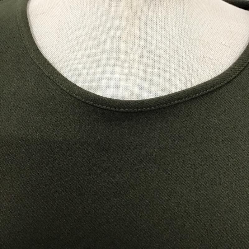 ザラ ZARA ワンピース ロングスカート M 無地 カーキ / カーキ /  レディース USED 古着 中古 10121150