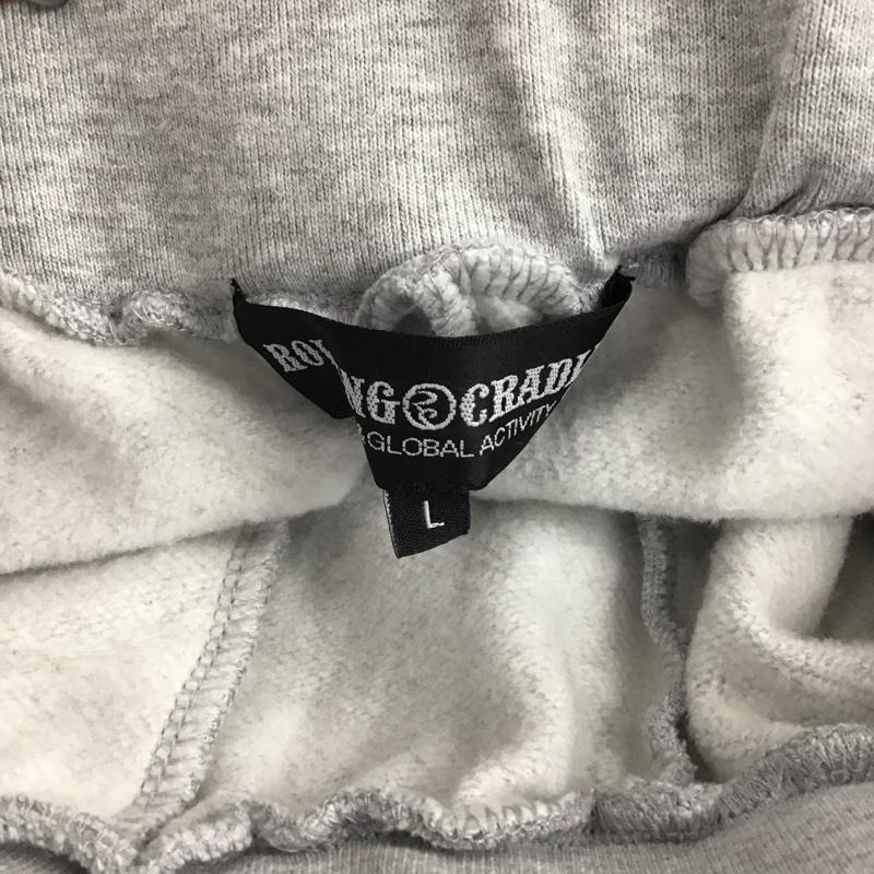 ローリングクレイドル ROLLING CRADLE パンツ ワークパンツ、ペインターパンツ ワイドパンツ カジュアルパンツ ワークパンツ スウェットパンツ L 無地 灰 / グレー /  メンズ USED 古着 中古 10148296