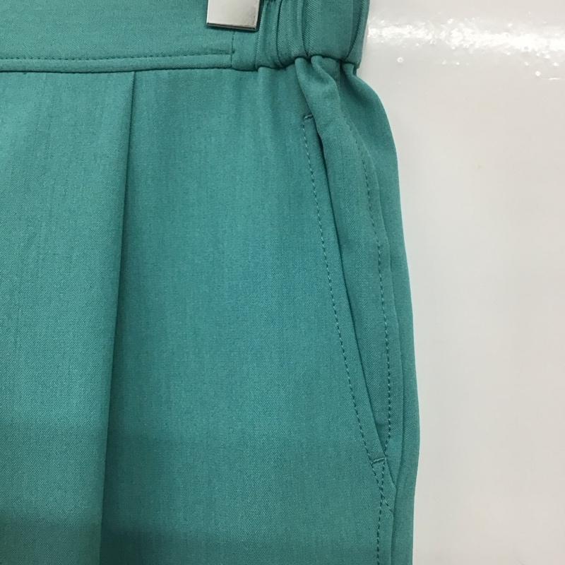 グリーンレーベルリラクシング green label relaxing パンツ ワークパンツ、ペインターパンツ スラックスパンツ ワイドパンツ カジュアルパンツ 40 無地 青 / ブルー /  レディース USED 古着 中古 10132649