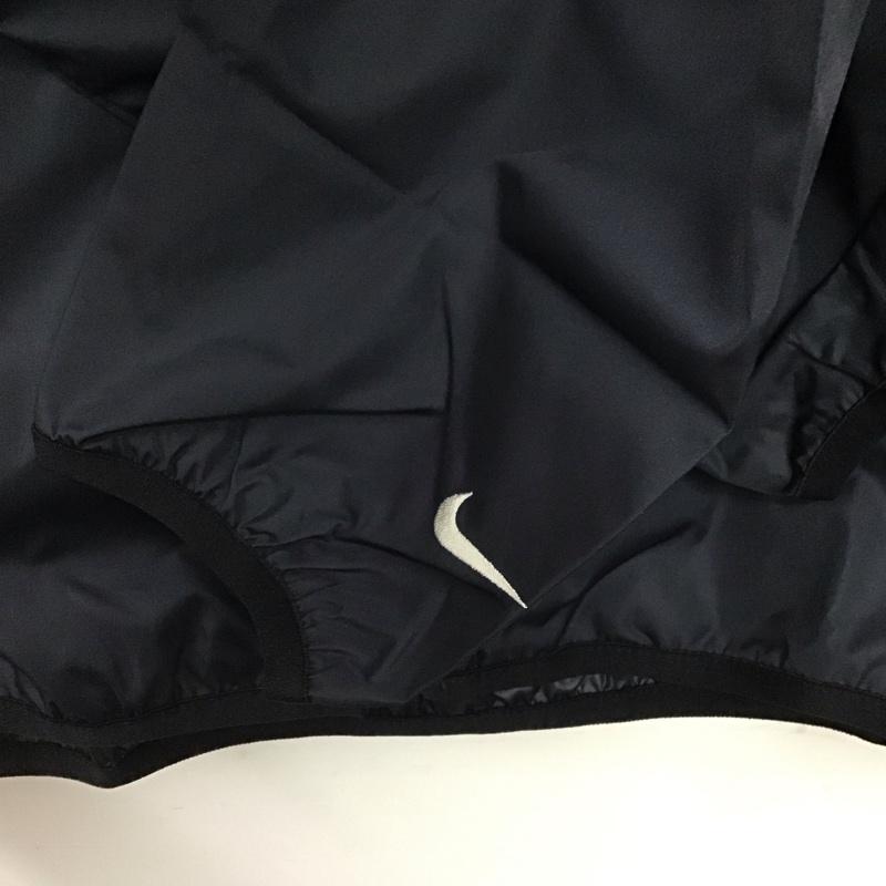 ナイキ NIKE ジャケット、上着 ジャンパー、ブルゾン ジップアップジャケット ナイロンジャケット アウター XL ロゴ、文字 紺 / ネイビー /  メンズ USED 古着 中古 10150748