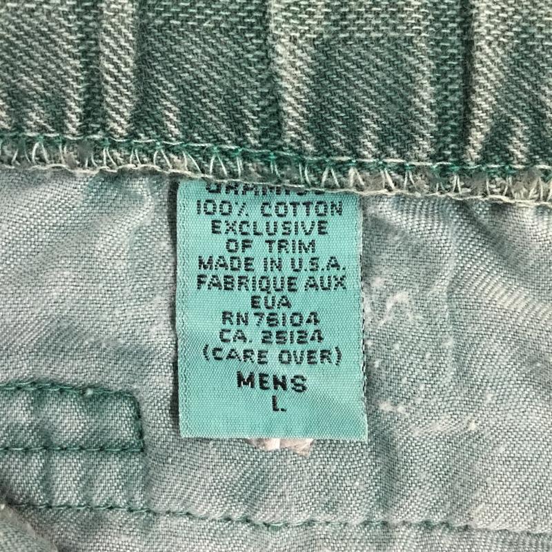 グラミチ GRAMICCI パンツ ショートパンツ ハーフパンツ ショートパンツ カジュアルパンツ 90s usa製 L ロゴ、文字 緑 / グリーン /  メンズ USED 古着 中古 10115752