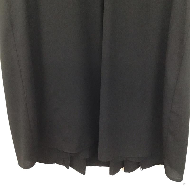 ザラベーシック ZARA BASIC ワンピース ロングスカート 半袖ロングワンピース フレアスカート レース XL 無地 黒 / ブラック /  レディース USED 古着 中古 10143729