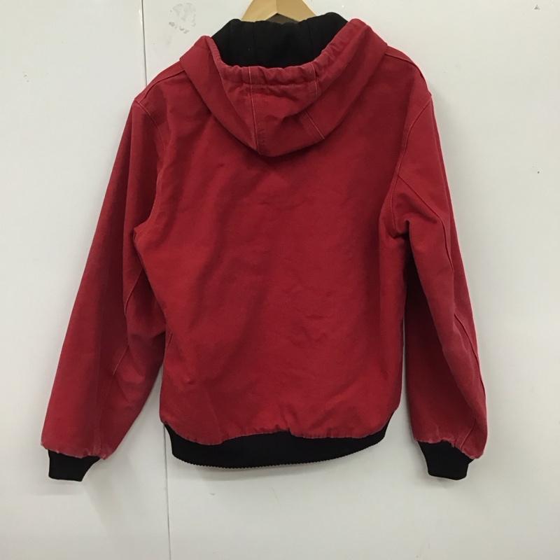 カーハート Carhartt ジャケット、上着 ジャンパー、ブルゾン ジップアップジャケット ジャンパー ジャケット パーカー アウター 140cm ロゴ、文字 赤 / レッド /  ボーイズ USED 古着 中古 10122064