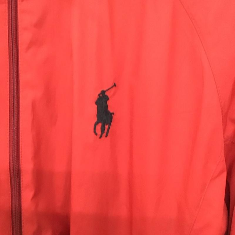 ポロゴルフラルフローレン POLOGOLF ジャケット、上着 ジャンパー、ブルゾン ジップアップジャケット ナイロンジャケット アウター LL ロゴ、文字 赤 / レッド /  メンズ USED 古着 中古 10141490