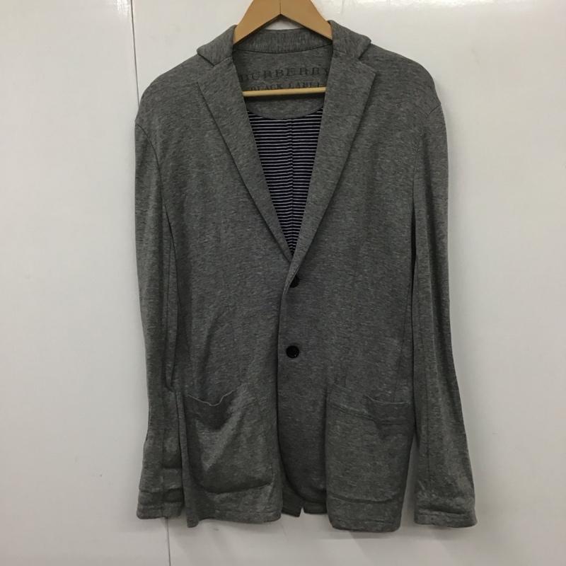 バーバリーブラックレーベル BURBERRY BLACK LABEL ジャケット、上着 ジャケット、ブレザー カジュアルジャケット アウター カラージャケット 3 無地 灰 / グレー /  メンズ USED 古着 中古 10130885