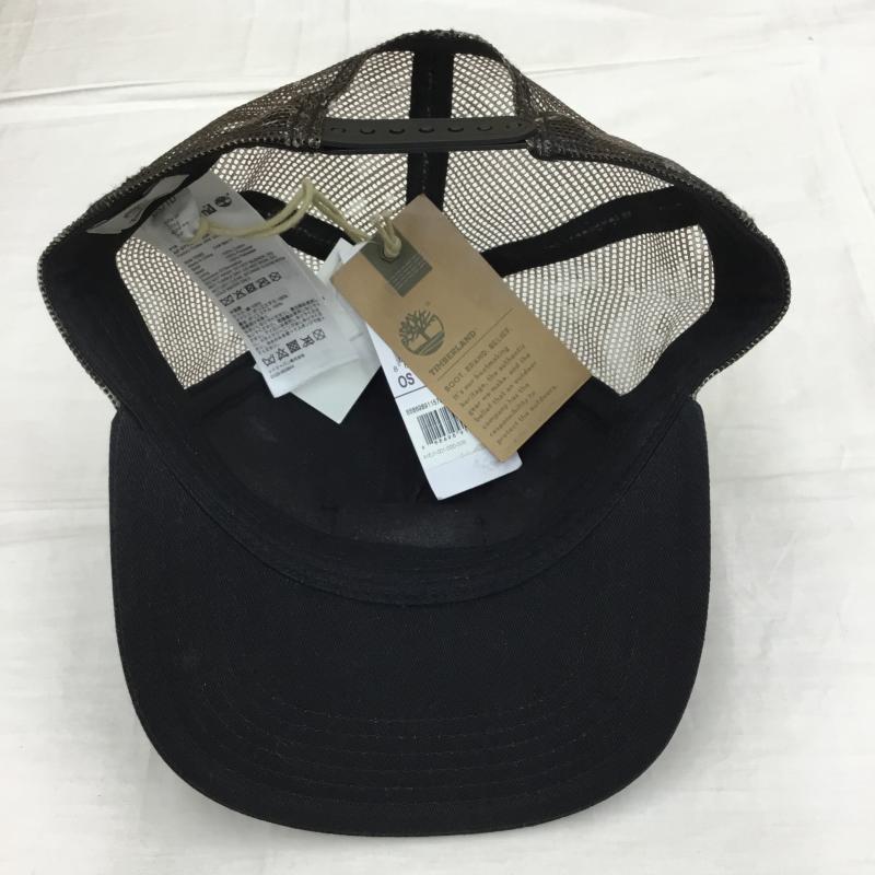 ティンバーランド Timberland 帽子 キャップ FREE カモフラージュ柄・迷彩 黒 / ブラック /  メンズ USED 古着 中古 10139793