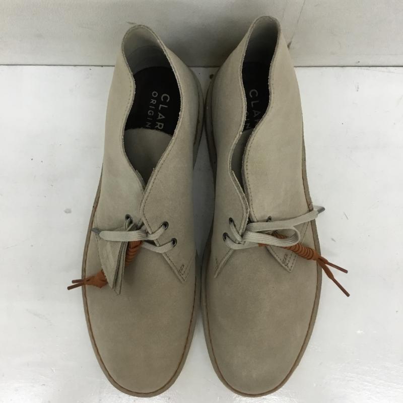 クラークス Clarks ブーツ ショートブーツ デザートブーツ 28.5cm 無地 ベージュ / ベージュ /  メンズ USED 古着 中古 10119080