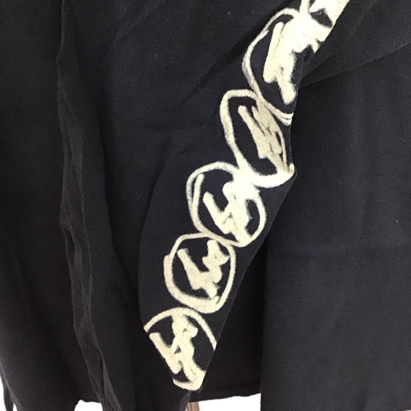 カクタスジャック Cactus Jack Tシャツ 長袖 ロンT クルーネック バックプリント FRAGMENT DESIGN XL ロゴ、文字 黒 / ブラック /  メンズ USED 古着 中古 10124966
