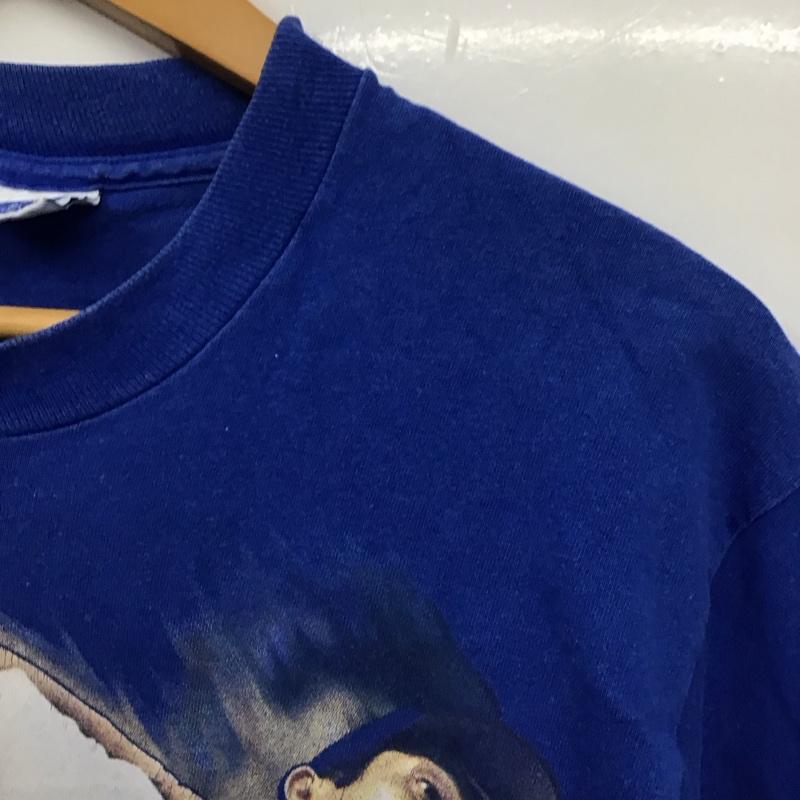 古着 USED Tシャツ 半袖 半袖カットソー プリントTシャツ クルーネックカットソー 野茂英雄 M プリント 青 / ブルー /  メンズ USED 古着 中古 10147384