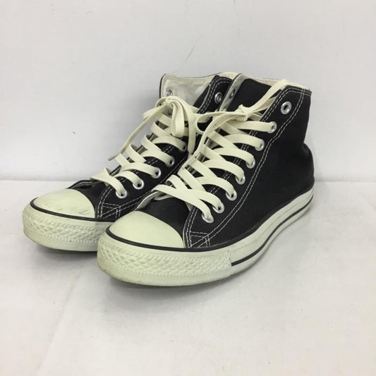 コンバース CONVERSE スニーカー スニーカー 1404 ALL STAR ハイカット 25cm 25.0cm ロゴ、文字 黒 / ブラック /  レディース USED 古着 中古 10147129