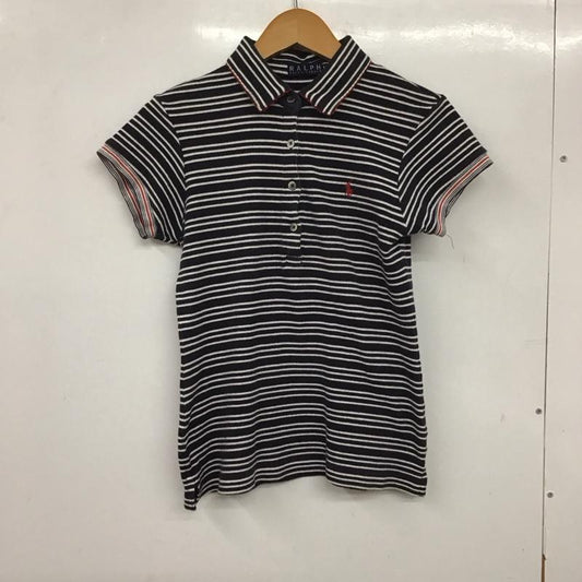 ラルフローレン RALPHLAUREN ポロシャツ 半袖 L ボーダー柄 マルチカラー / マルチカラー /  レディース USED 古着 中古 10140350