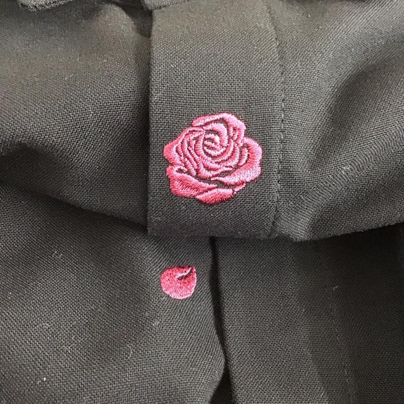 グラニフ graniph シャツ、ブラウス 長袖 長袖シャツ 幽遊白書 L 刺繍 黒 / ブラック /  メンズ USED 古着 中古 10149111