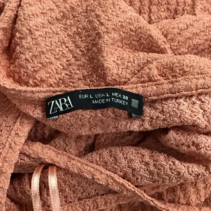 ザラ ZARA ワンピース ロングスカート 1165 183 679 キャミワンピ ティアード L 無地 桃 / ピンク /  レディース USED 古着 中古 10113505