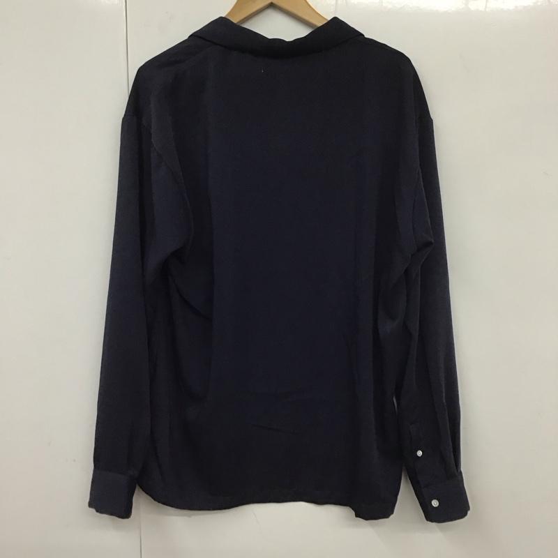 アーバンリサーチ URBAN RESEARCH シャツ、ブラウス 長袖 長袖シャツ 無地シャツ カラーシャツ L 無地 紺 / ネイビー /  メンズ USED 古着 中古 10130701