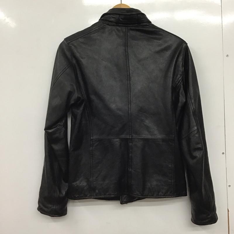 ジャーナルスタンダード JOURNAL STANDARD ジャケット、上着 ジャケット、ブレザー レザージャケット ラムレザー ライダース M 無地 黒 / ブラック /  メンズ USED 古着 中古 10144784