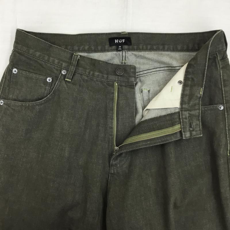ハフ HUF パンツ デニム、ジーンズ 34 無地 カーキ / カーキ /  メンズ USED 古着 中古 10143956