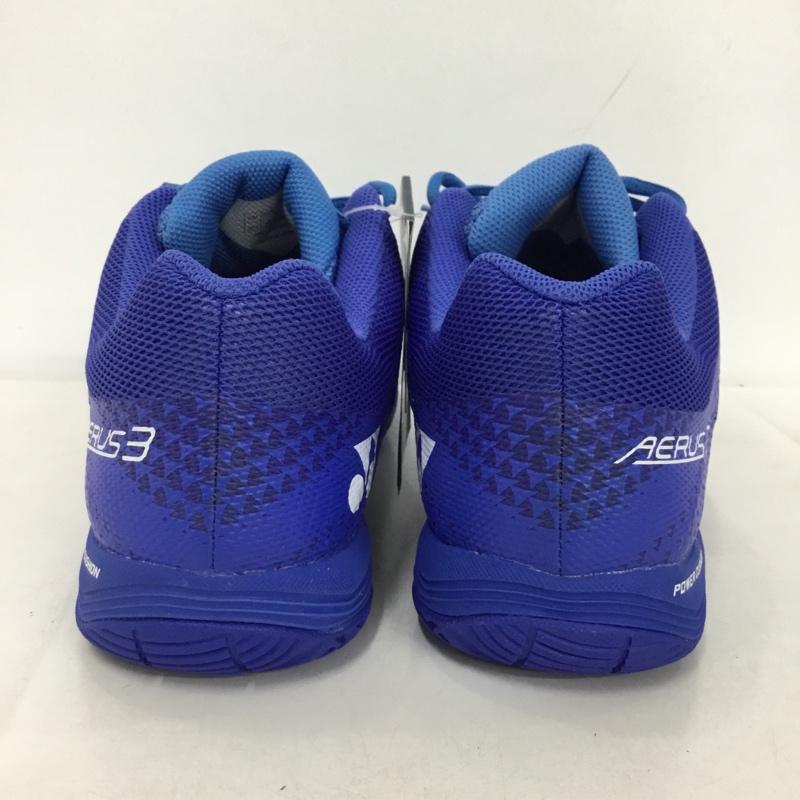 ヨネックス YONEX スニーカー スニーカー SHBA3M パワークッション エアラス3メン バドミントンシューズ 28cm 箱有 28.0cm ロゴ、文字 青 / ブルー /  メンズ USED 古着 中古 10147943
