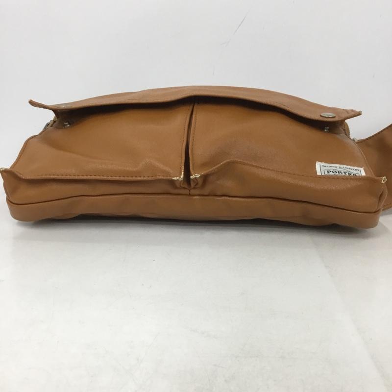 ポーター PORTER ウエストバッグ ウエストバッグ FREE STYLE ロゴ、文字 キャメル / キャメル /  メンズ USED 古着 中古 10143549