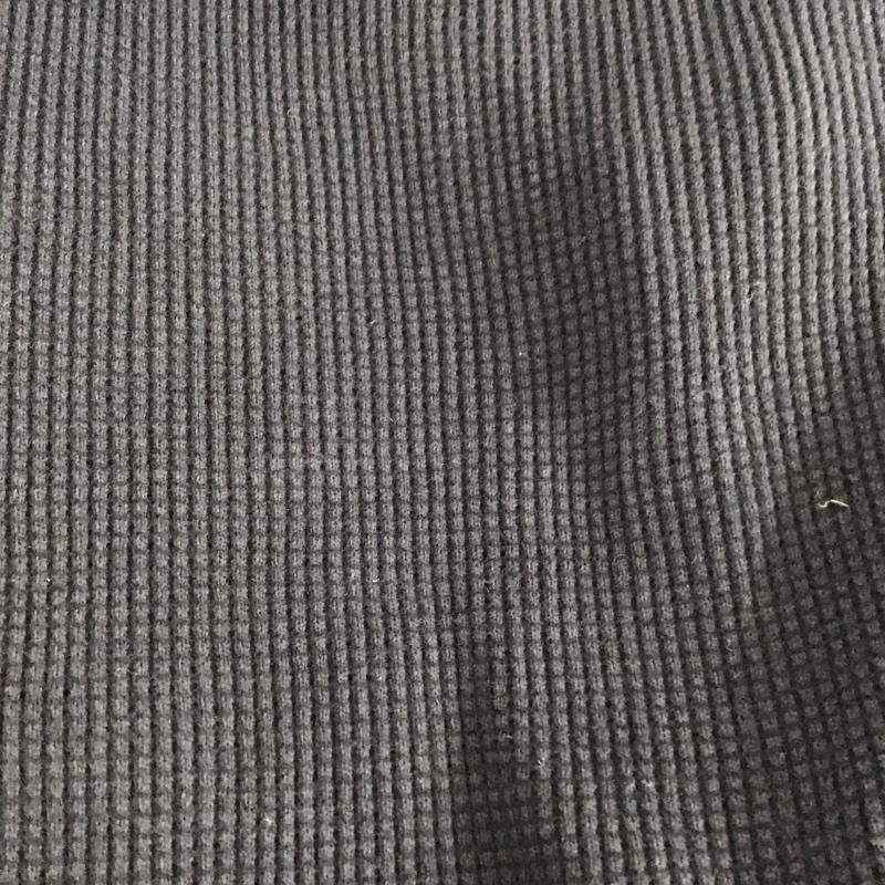 フルーツオブザルーム FRUIT OF THE LOOM カットソー 長袖 長袖カットソー 無地カットソー クルーネック ワッフル M 無地 黒 / ブラック /  メンズ USED 古着 中古 10143458